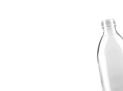 Durable et tendance bouteille en verre dépoli pour les emballages